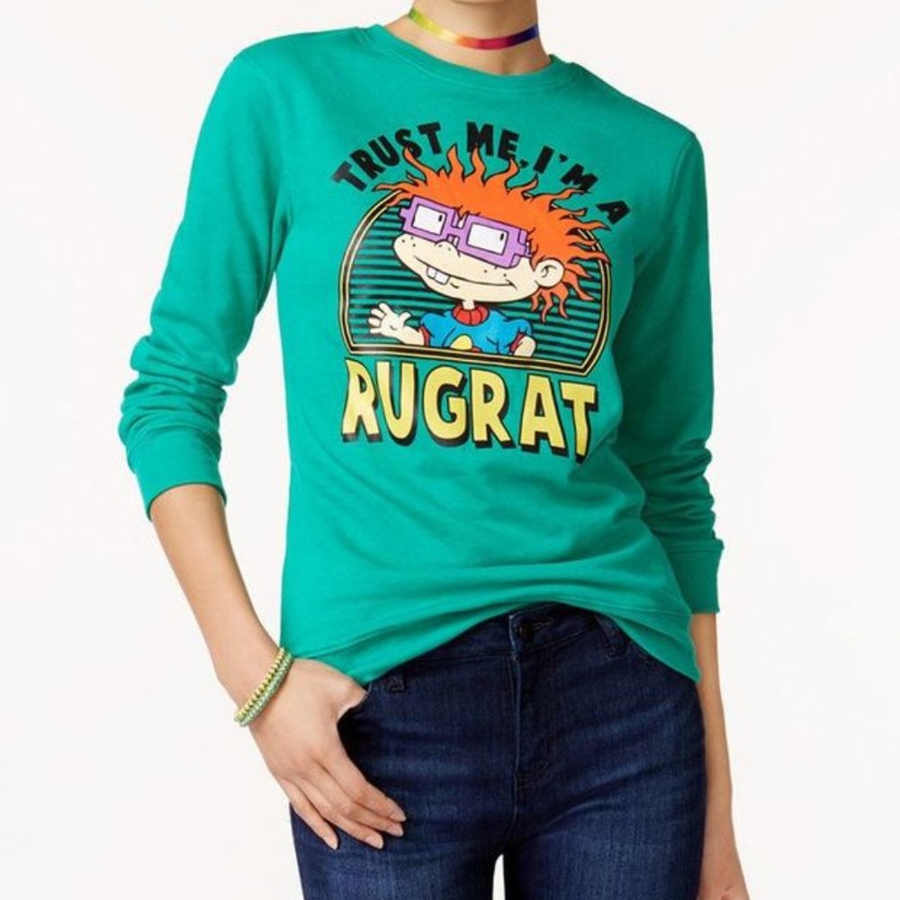 🌻NWT Nickelodeon X Love Tribe Juniors sweatshirt